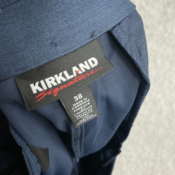 NEW Kirkland Signature Men's Size 38 Navy Shorts Polyester Comfort Waistband - Picture 5 of 7